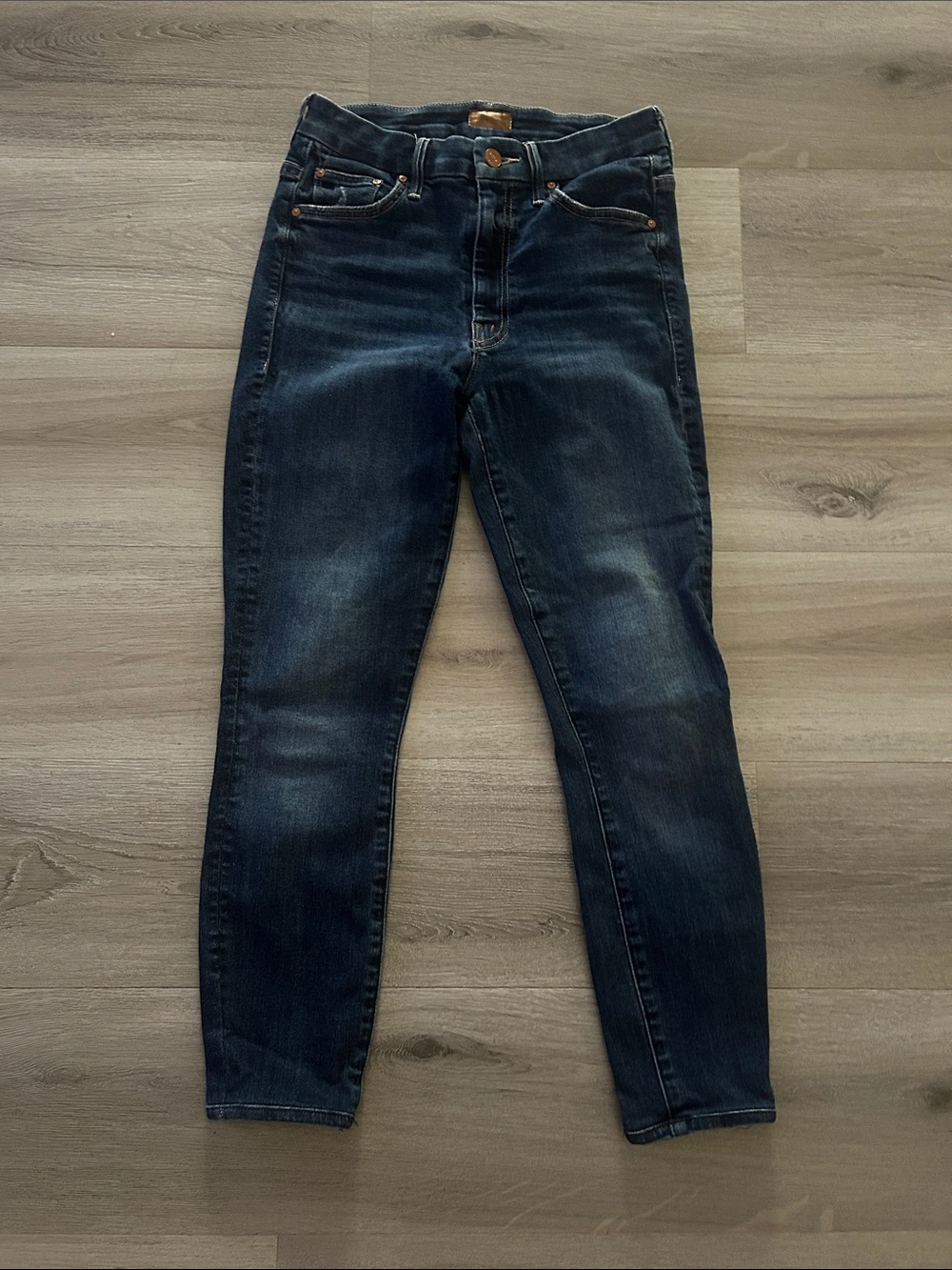 Mother  Dark Wash Women's Jeans - Dark Blue